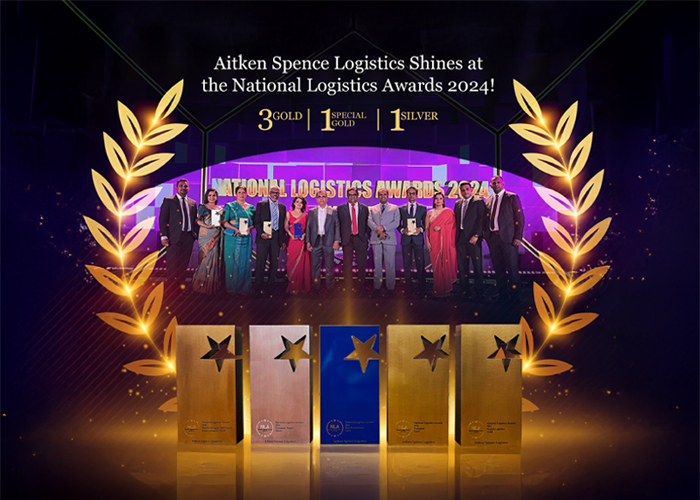 Aitken Spence Logistics Triumphs with Five Prestigious Wins at the SLFFA National Logistics Awards 2024